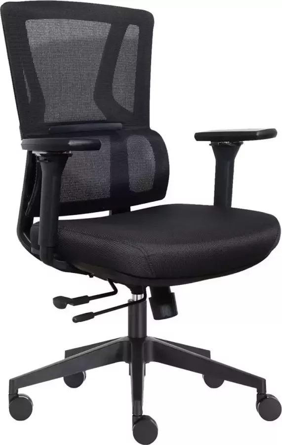 Sedero Ergonomische bureaustoel Monza Bureaustoelen voor volwassenen Zwart - Foto 1