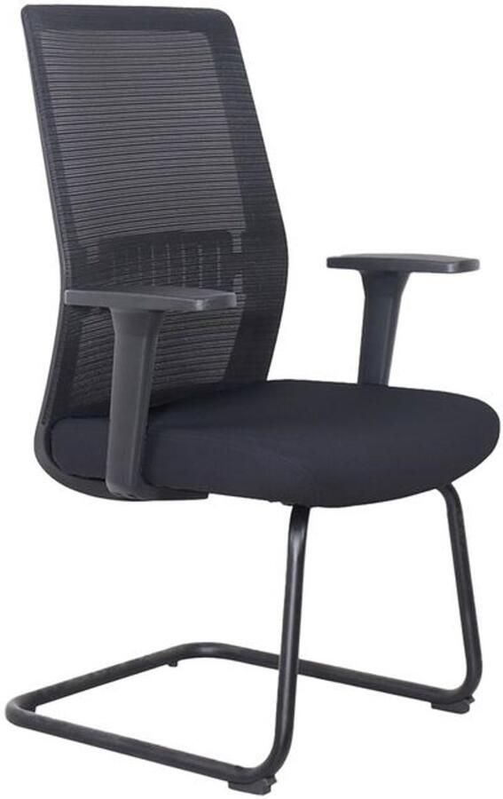 Sedero Vergaderstoel Napoli Zwart Bezoekersstoel Bureaustoel