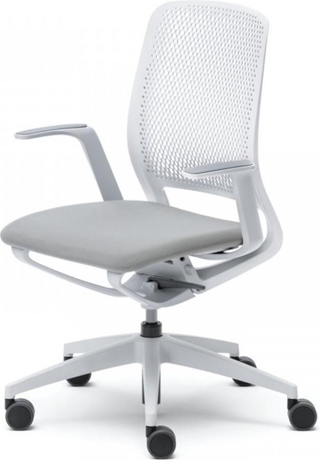 Sedus se:motion Ergonomische Bureaustoel Met Armleuningen Wit (Lichtgrijs)