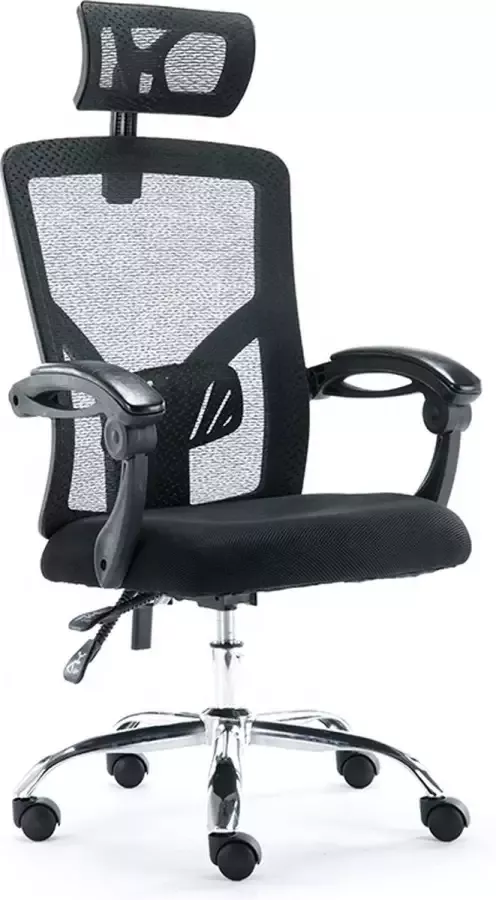 Sefaras Luxe Ergonomische Bureaustoel met lendensteun Set van 2 stuks Van metaal Bureaustoel Verstelbare Bureaustoel Met rugleuning Tot 150KG - Foto 2