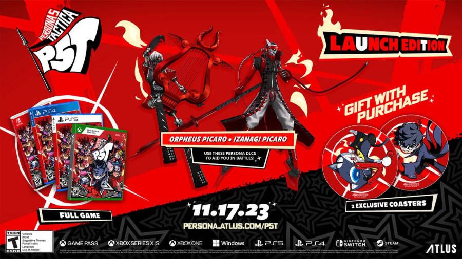Sega Persona 5 Tactica-Launch Edition (Playstation 5) Nieuw