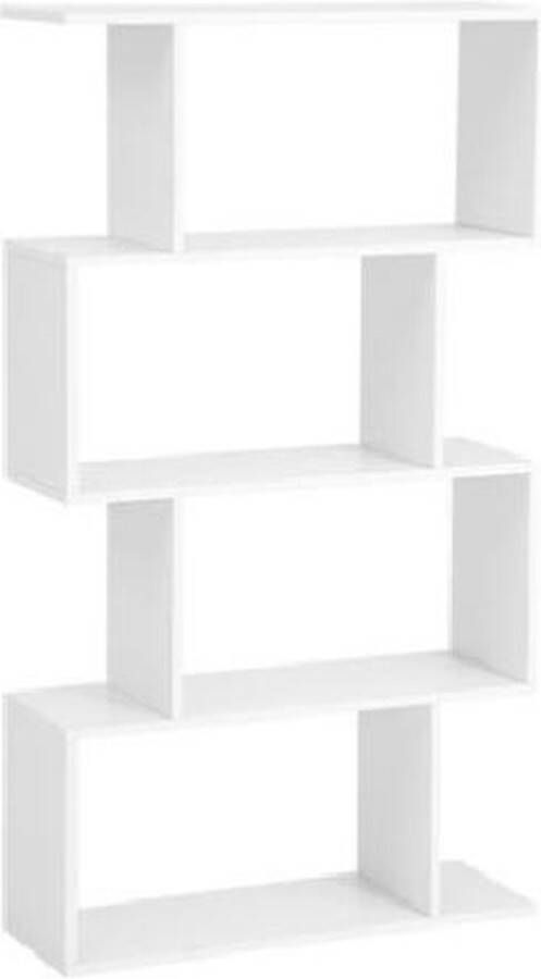 Segenn 's boekenkast staande plank kubusplank Wand Plank scheidingswand 4 vakken decoratief wit