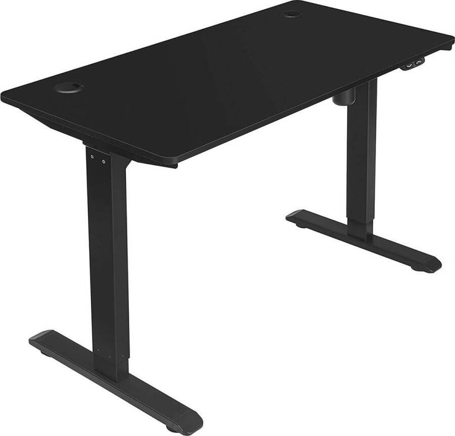 Segenn 's Downtown2 Zit Sta Bureau Elektrisch Tafel sta bureau Hoogte en Lengte Verstelbaar met motor staal zwart 120 x 60 x (73-114)