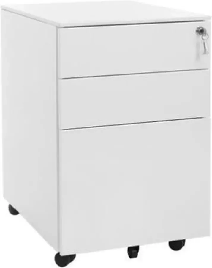 Segenn 's Elepsa Ladeblok bureau Ladeblok op wieltjes Wit 52 x 39 x 60 cm