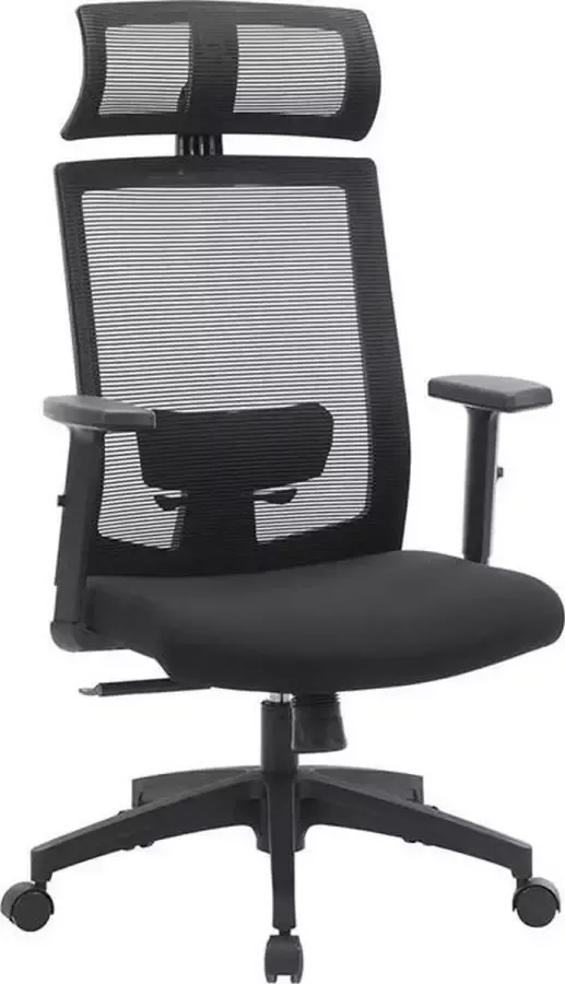 Segenn 's Orland Park Ergonomische Bureaustoel met Netbekleding Computerstoel 360 ° Zwart