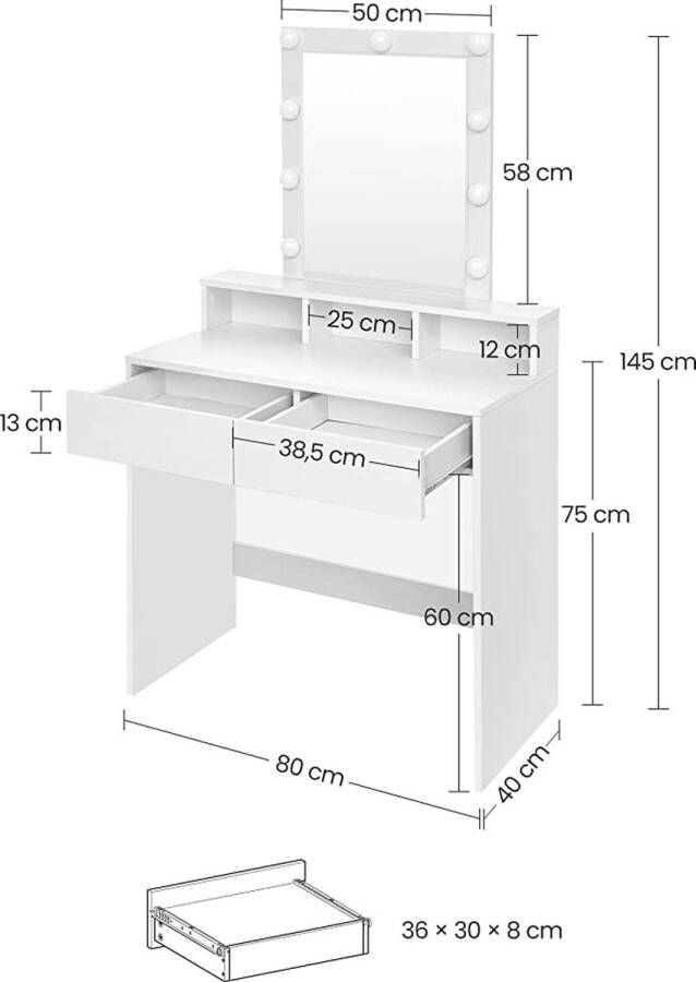 Segenn 's Queen Kaptafel make up tafel met Spiegel Make up Tafel Met Kruk