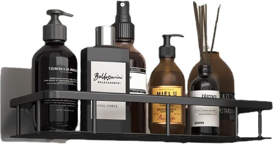 Selbro Binnenmuur Douche Organizer Zonder Boren Zelfklevende Badkamer Plank met Hoge Draagkracht