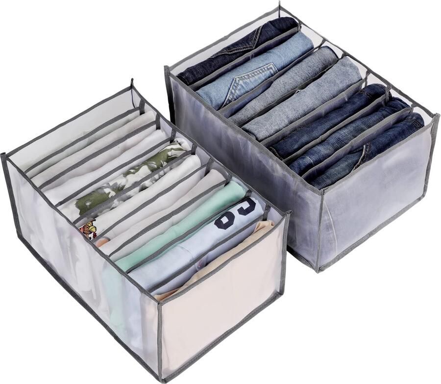 Selbro Efficiënte Kledingorganizer voor Kasten met Grote Capaciteit en Meerdere Compartimenten