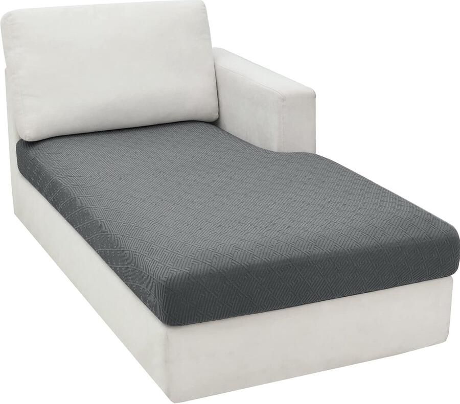 Selbro Elastische Stoelhoes voor Hoekbanken in Stijlvolle Lichtgrijze Kleur