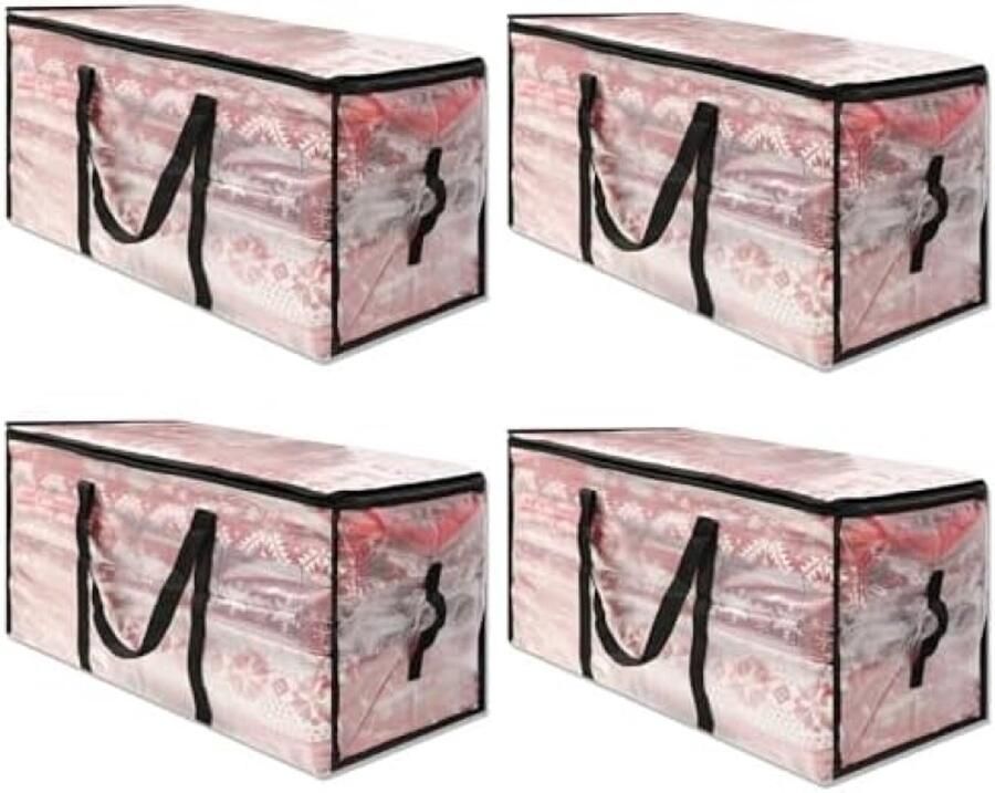 Selbro Extra grote verhuistassen kleding opbergzakken heavy-duty organizer draagtas