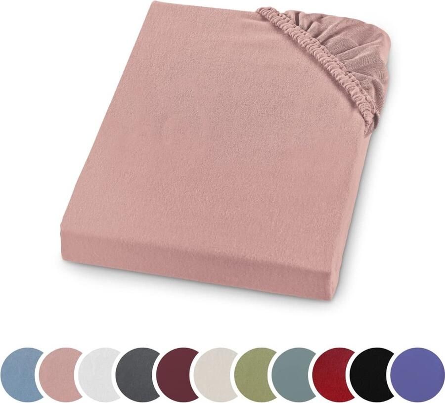 Selbro Hoogwaardig Flanellen Hoeslaken van 100% Katoen Geschikt voor Matrassen tot 23 cm Hoog