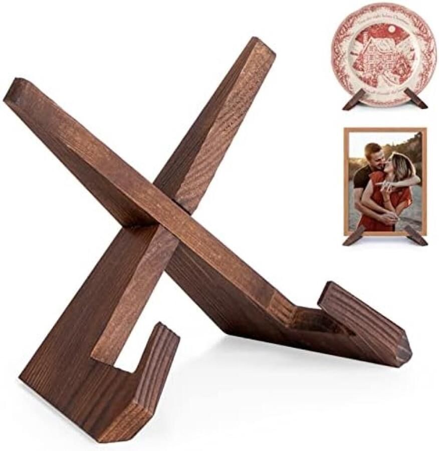 Selbro Houten Plaathouder Bord Displaystandaard voor 6 5 Inch Borden