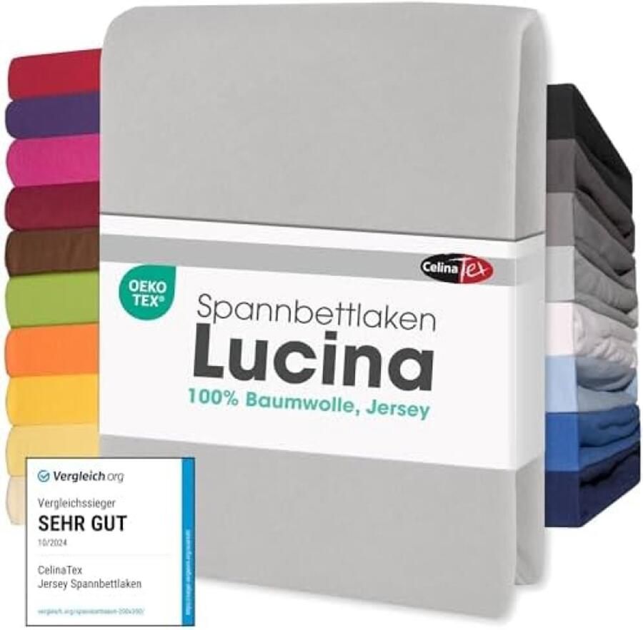 Selbro Jersey Hoeslaken voor Tweepersoonsbed 180x200-200x200 cm