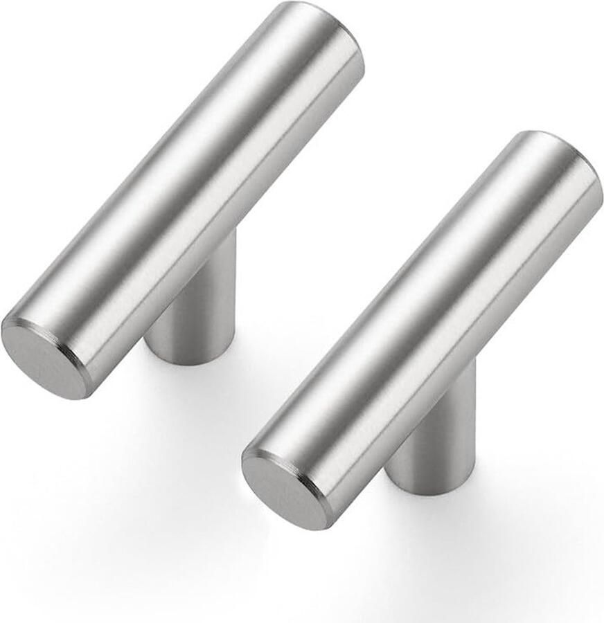 Selbro Klassieke T-Bar Handgrepen voor Keukenkasten Set van 15 Stuks in Zilver