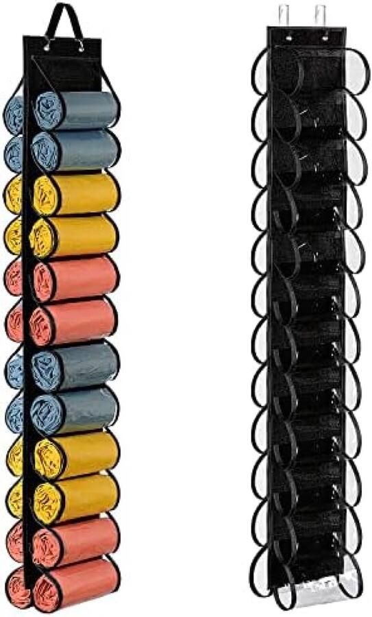 Selbro Opvouwbare Opknoping Organizer met 24 Zakken voor Kastorganisatie Zwart