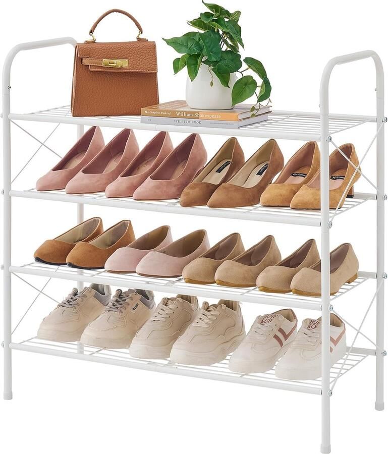 Selbro Schoenenrek met Vier Niveaus voor Optimaal Schoenbeheer in Huis - Foto 2