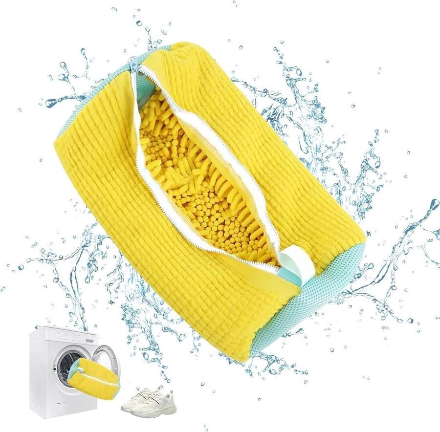 Selbro Schoenenzak wasmachine schoenenwaszak waszak schoenenzak 1 stuk wasschoenenzak voor Sneakers verhoogde wrijving binnenin
