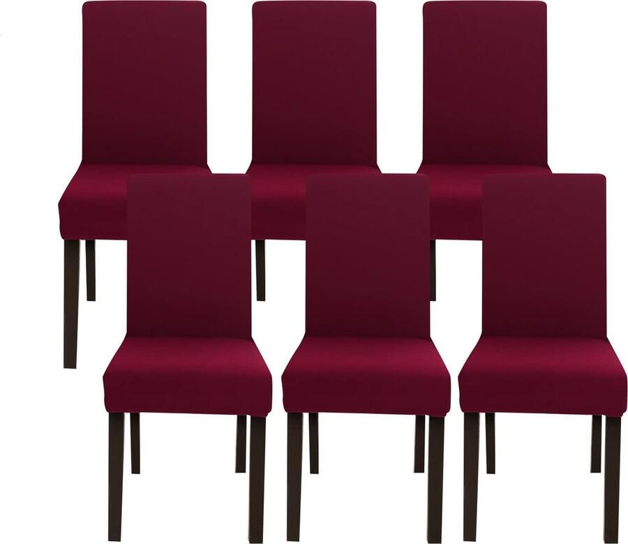 Selbro Set van 6 Luxe Stretch Stoelhoezen voor Interieurs en Gelegenheden - Foto 2