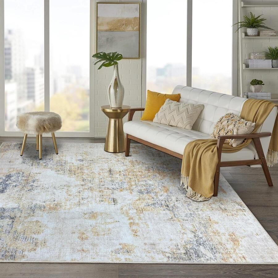 Selbro Stijlvol en Modern Vloerkleed met Abstracte Print voor Verschillende Kamers