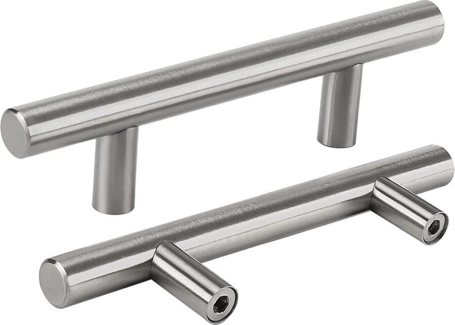 Selbro Stijlvolle Roestvrijstalen Handgrepen Set van 10 voor Keuken- en Meubelrenovatie