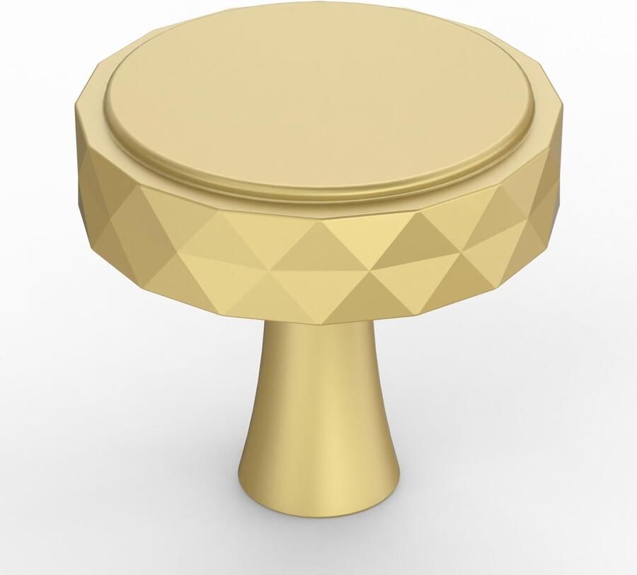 Selbro Stijlvolle Set van 10 Meubelknoppen in Geborsteld Goud voor Oppervlakken