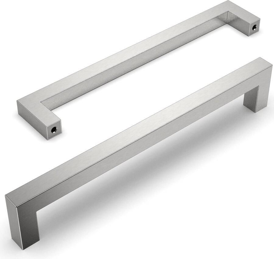 Selbro Stijlvolle Set van 10 RVS Meubelgrepen voor Keuken en Kledingkast