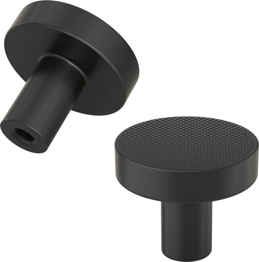 Selbro Stijlvolle Set van 15 Zwarte Kast- en Ladeknoppen voor Meubels in Huis