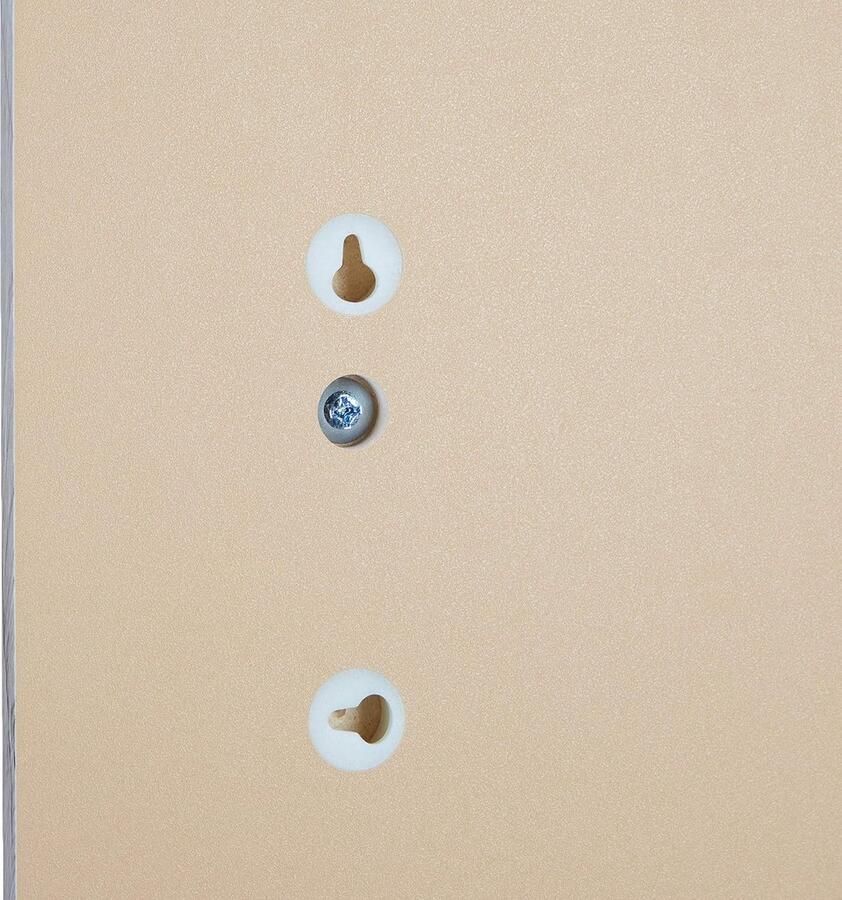 Selbro Stijlvolle Wandgarderobe Met Hoogglans Afwerking En Chromen Haken Voor Functionele Opslag