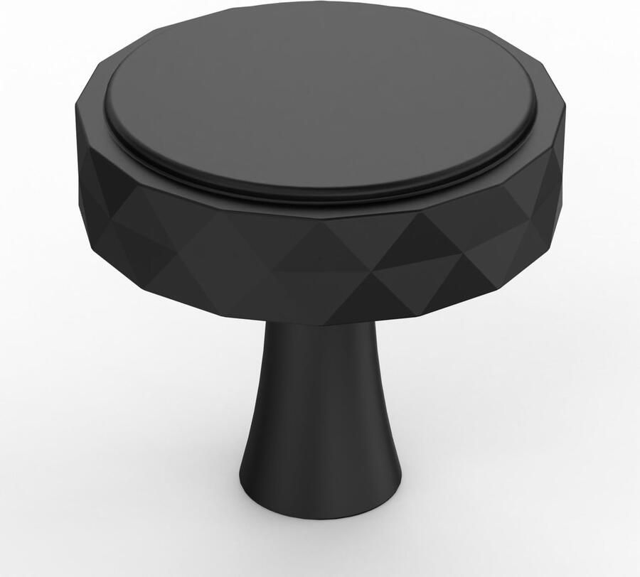 Selbro Stijlvolle Zwarte Meubelknoppen Set van 10 voor Kast en Lade