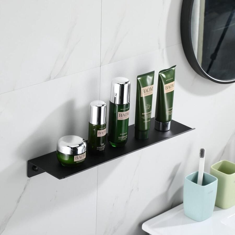 Selbro Stijlvolle Zwevende Wandplank van 40 cm voor Badkamer Woonkamer en Keuken