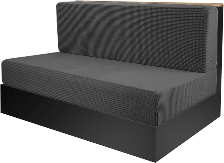 Selbro Camper Kussenslopen 1 Set lichtgrijs met ritssluiting voor aanhanger bank-zitkussen stretch voor camperstoel camperkussen