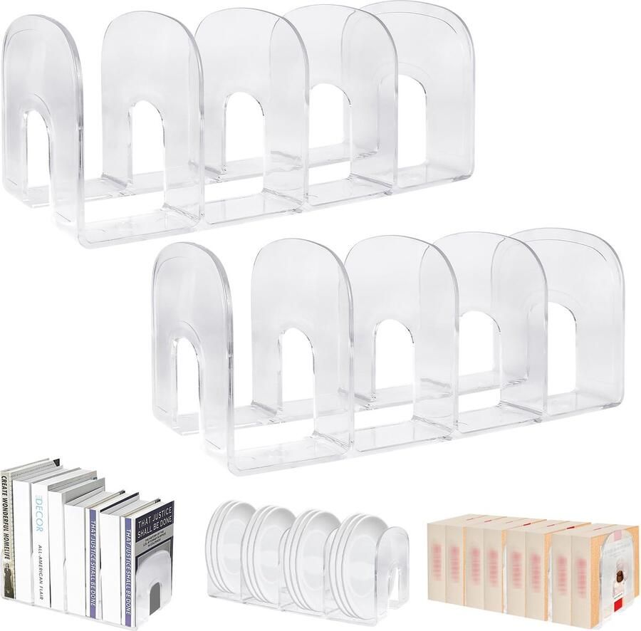 Selbro Transparante Acryl Document Organizer voor Thuis en Kantoor met Groot Capaciteit