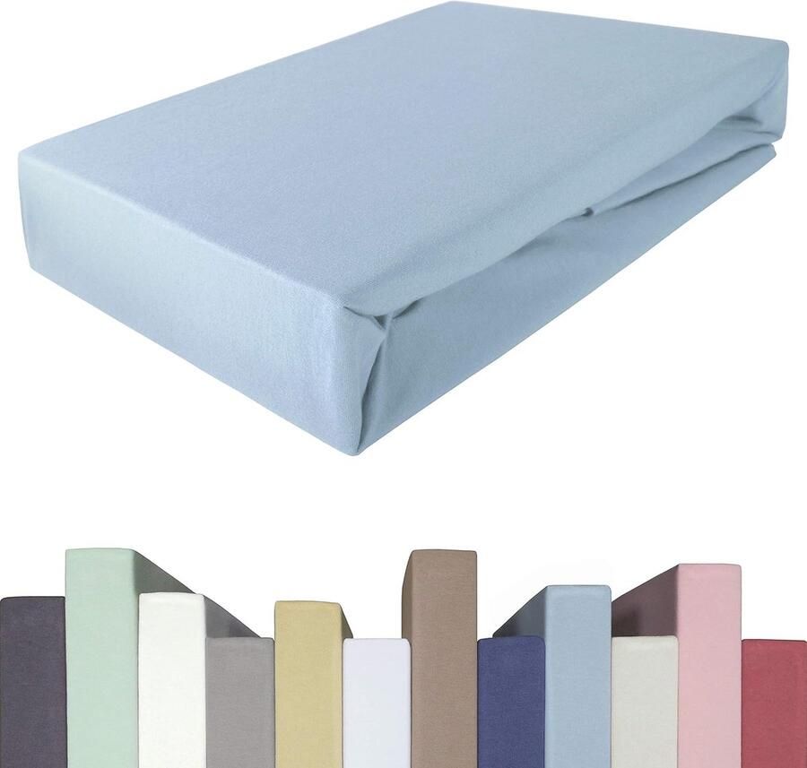 Selbro Zeer Elastisch en Zacht Hoeslaken voor Matrassen tot 40 cm Hoog Katoen en Elastane Mix