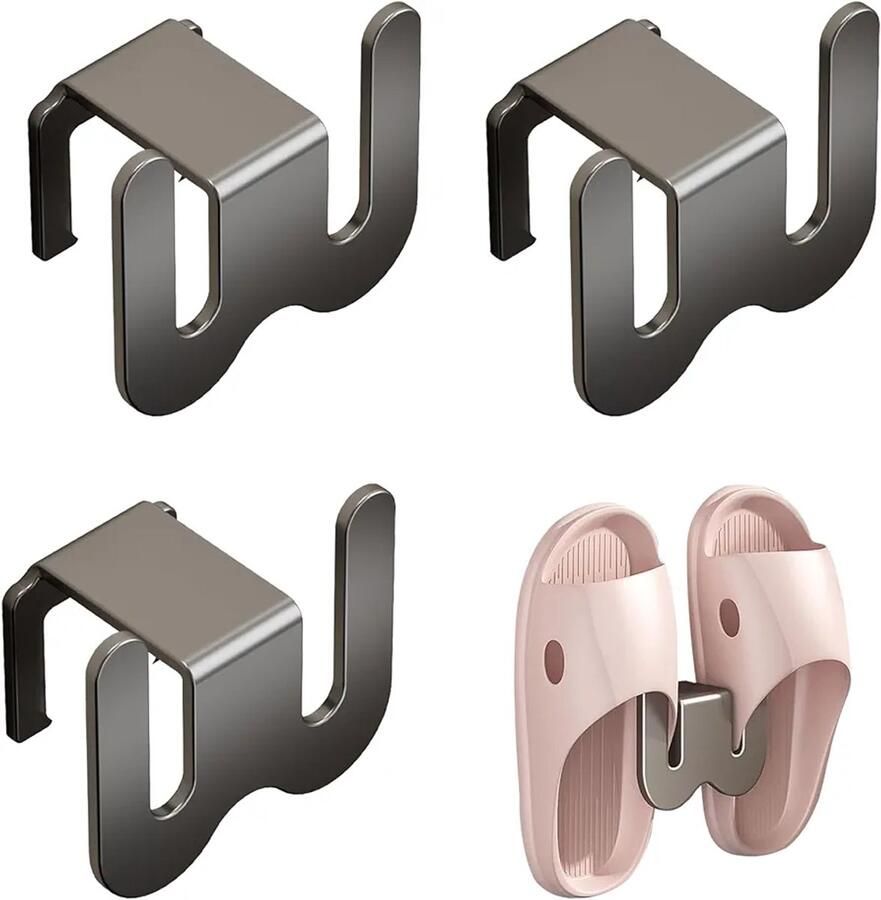 Selbro Zelfklevende Schoenenhouder voor Wandmontage Set van 4 Stuks