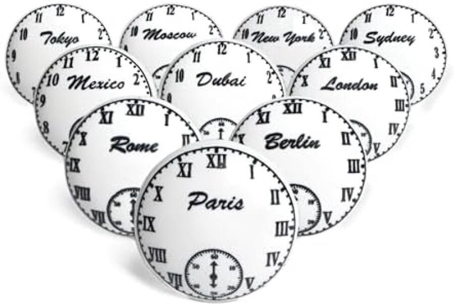 Selbro Zwarte en witte keramische knoppen Pack van 10 voor kast dressoir lade en meubels handgeschilderde antieke kast trekknop