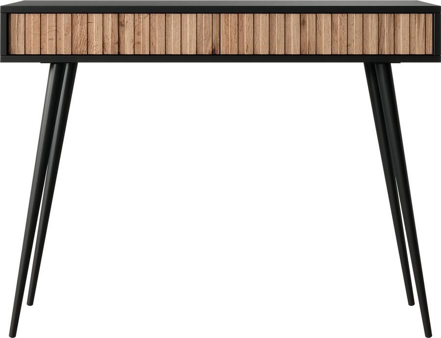 Selsey Bello Kaptafel 104 cm Zwart met zwarte poten