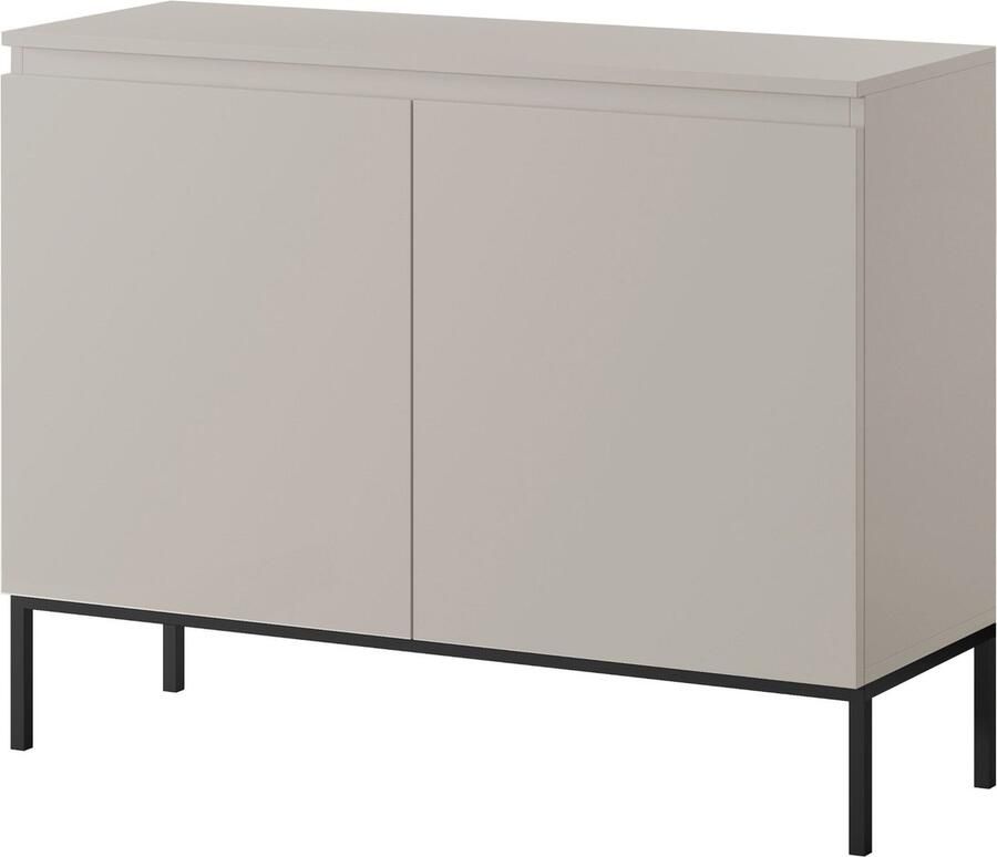 NADUVI Collection Kate Dressoir B 100 cm Beige Zwart