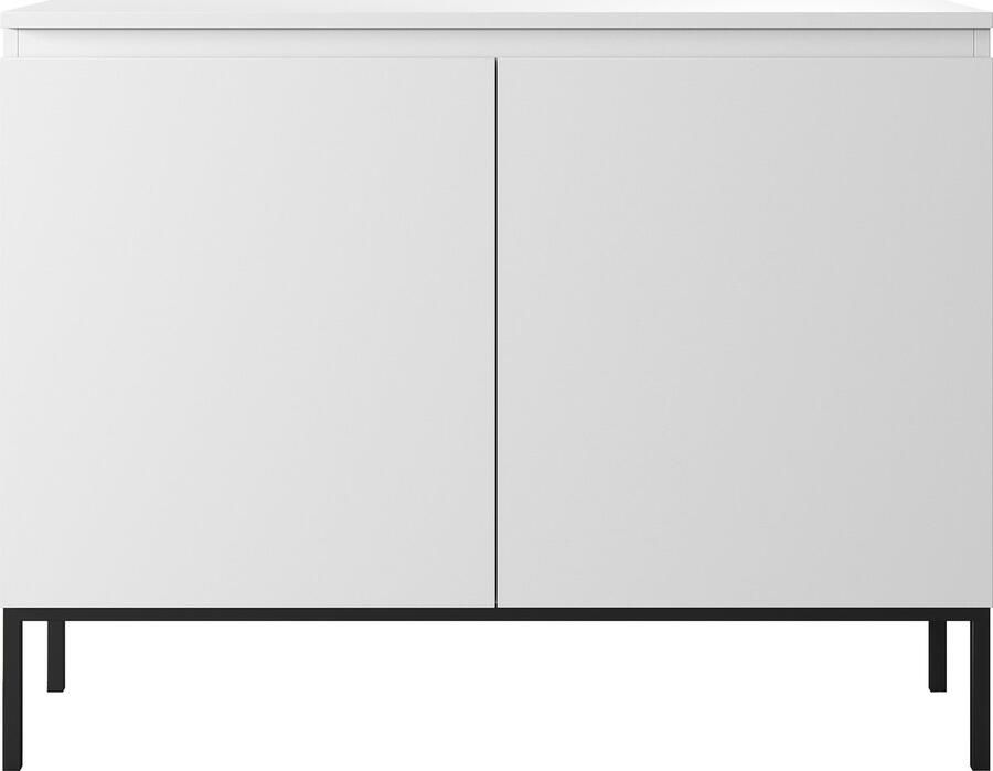 NADUVI Collection Kate Dressoir B 100 cm Wit Zwart