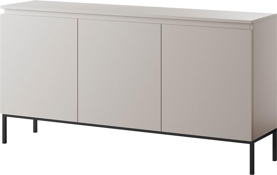 NADUVI Collection Kate Dressoir B 150 cm Beige Zwart