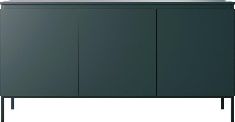 NADUVI Collection Kate Dressoir B 150 cm Donkergroen Zwart