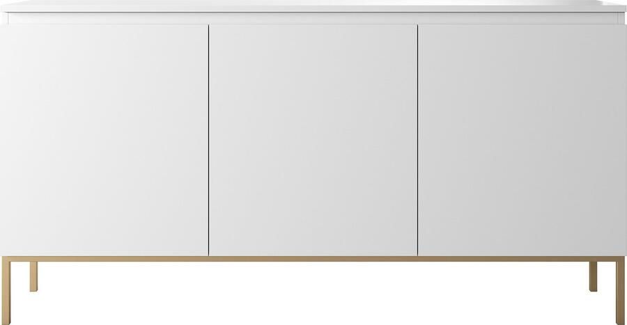 Selsey Bemmi Dressoir 150 cm Wit met gouden poten