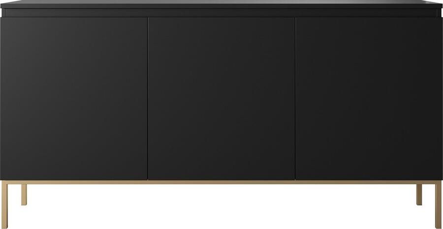 NADUVI Collection Kate Dressoir B 150 cm Zwart Goud