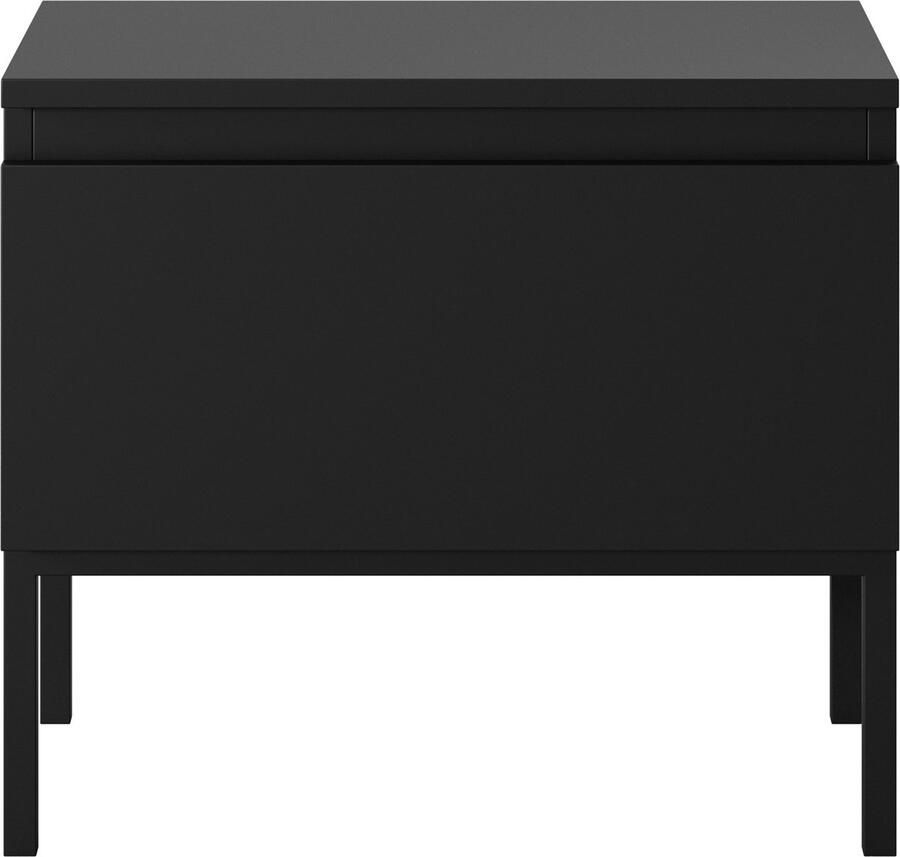 Selsey Bemmi Nachtkastje Zwart Zwarte poten