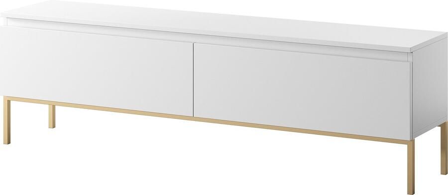NADUVI Collection Kate Tv-Meubel B 150 cm Wit Goud