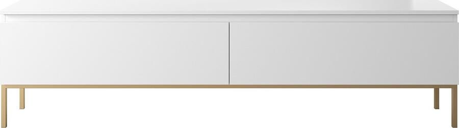 NADUVI Collection Kate Tv-Meubel B 175 cm Wit Goud