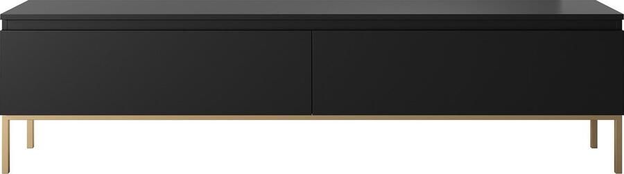 NADUVI Collection Kate Tv-Meubel B 175 cm Zwart Goud