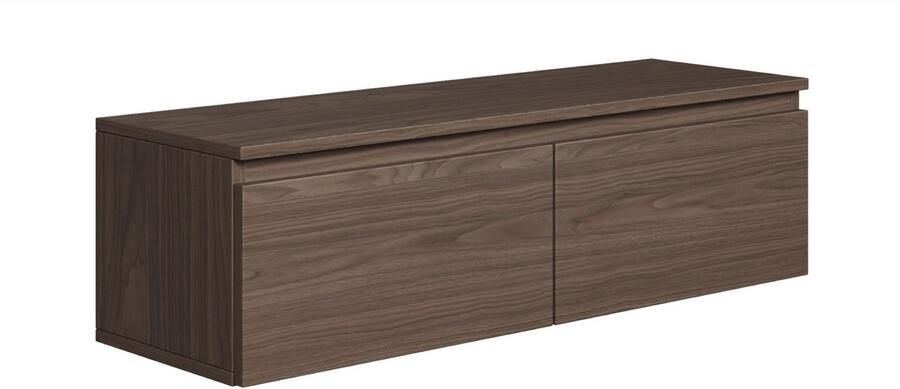 Selsey Bemmi TV-wandmeubel Wisconsin walnoot 100 cm