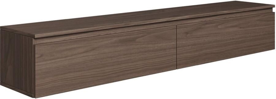 Selsey Bemmi TV-wandmeubel Wisconsin walnoot 175 cm