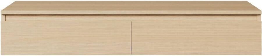 Selsey Bemmi – Zwevend bureau kaptafel met lades eiken Lindberg 120 cm