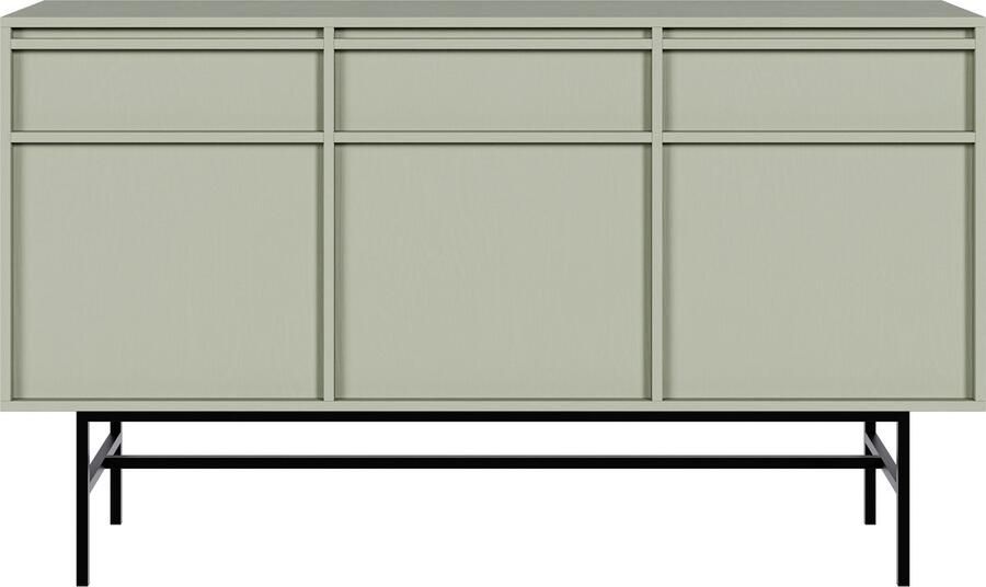 Selsey Evo Drie-deurs staande kast 154 cm Salie